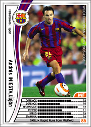 WCCF アンドレス・イニエスタ 楽天市場】WCCF【17-18 WOM-EXT】アンドレス・イニエスタ : フルアヘッド