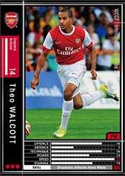 アーセナル 11/12 ウォルコット（イングランド） 実使用ユニフォーム