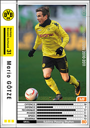 wccfいろいろ マリオ・ゲッツェ | WCCF カードデータ詳細