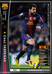 セスク・ファブレガス | WCCF カードデータ詳細