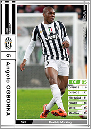 Wccf オグボンナ Panini WCCF 2014-15 Angelo Ogbonna Juventus FC Football