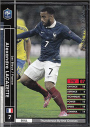 アレクサンドル・ラカゼット | WCCF カードデータ詳細