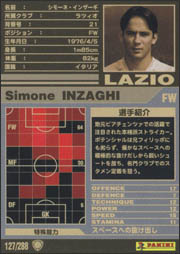 シモーネ・インザーギ | WCCF カードデータ詳細