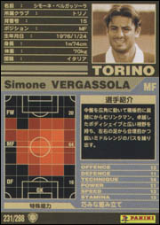 シモーネ・ベルガッソーラ WCCF カードデータ詳細