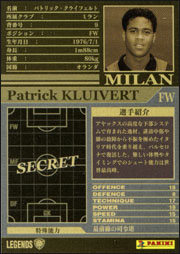 パトリック・クライフェルト | WCCF カードデータ詳細