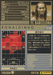 ロナウジーニョ | WCCF カードデータ詳細