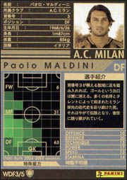 パオロ・マルディーニ | WCCF カードデータ詳細