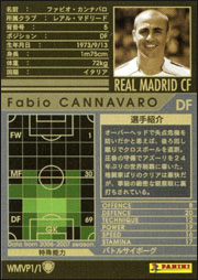 ファビオ・カンナバロ | WCCF カードデータ詳細
