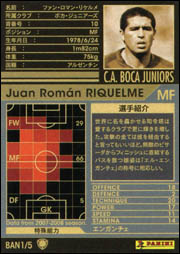 ファン・ロマン・リケルメ | WCCF カードデータ詳細