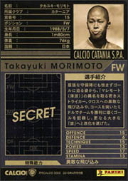 タカユキ・モリモト | WCCF カードデータ詳細