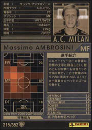 マッシモ・アンブロジーニ | WCCF カードデータ詳細