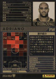 アドリアーノ | WCCF カードデータ詳細