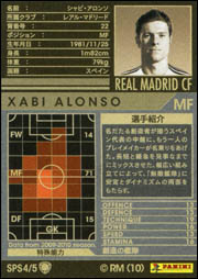 シャビ・アロンソ | WCCF カードデータ詳細