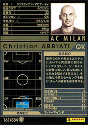 クリスティアン・アビアーティ | WCCF カードデータ詳細