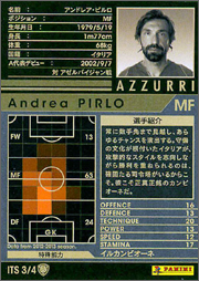 アンドレア・ピルロ | WCCF カードデータ詳細