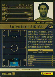 サルバトーレ・シリグ | WCCF カードデータ詳細