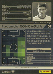 ファクンド・ロンカリア | WCCF カードデータ詳細