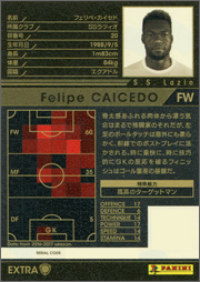 フェリペ・カイセド | WCCF カードデータ詳細