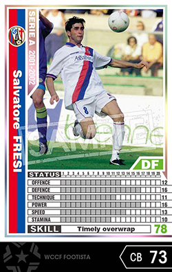 サルヴァトーレ・フレージ FOOTISTAカードデータ詳細