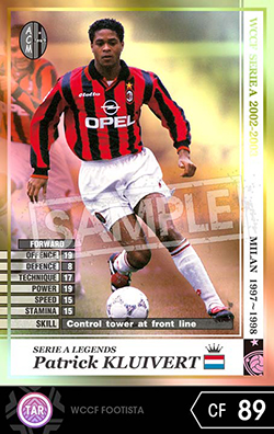 パトリック・クライフェルト | FOOTISTAカードデータ詳細