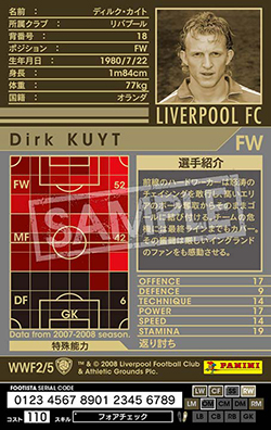 ディルク・カイト | FOOTISTAカードデータ詳細