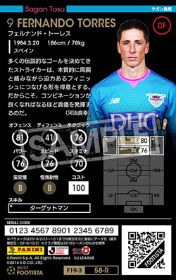 フェルナンド・トーレス | FOOTISTAカードデータ詳細