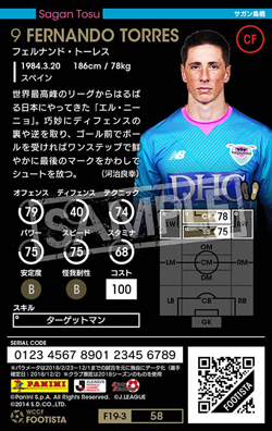 フェルナンド・トーレス | FOOTISTAカードデータ詳細